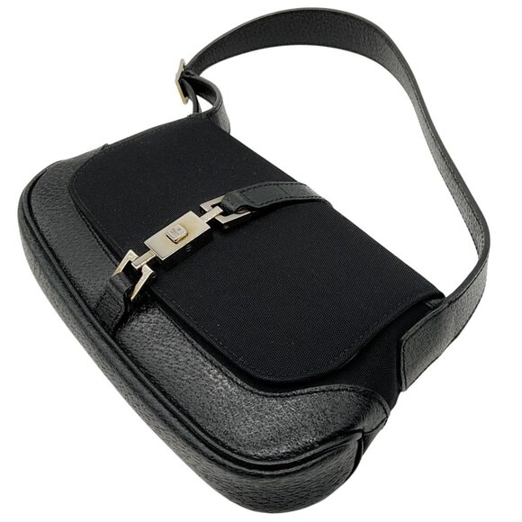 Gucci Black Mixed Media Mini Jackie Bag - Picture 2 of 11